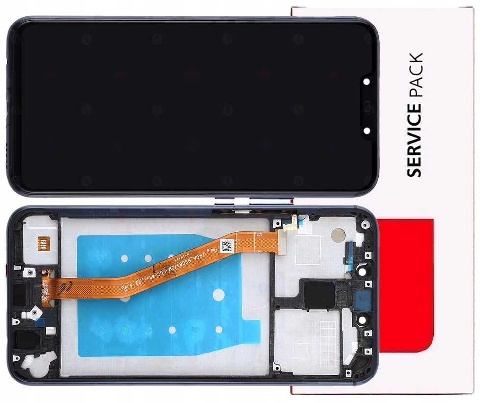 Displej Pro Huawei Mate 20 Lite Originál LCD Rámeček Modrý