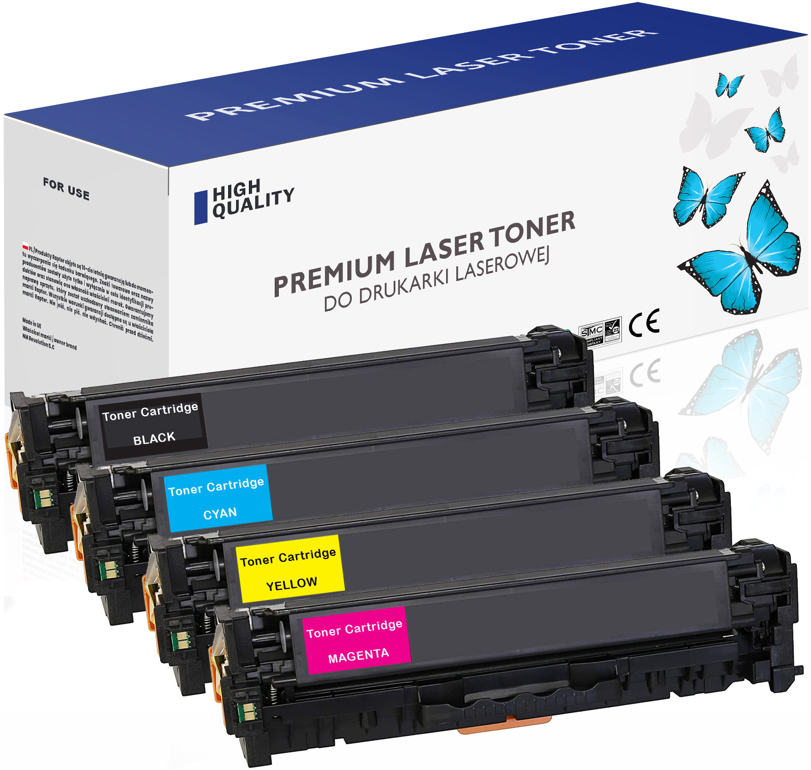4 x Toner pro Hp Color Laser Jet Pro M252n M277dw M274DN M252DW CF400X