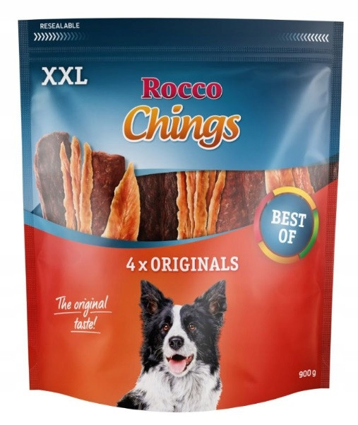 Rocco Chings XXL Pack - Mix: kuřecí prsa, kachní prsa, hovězí 900 g