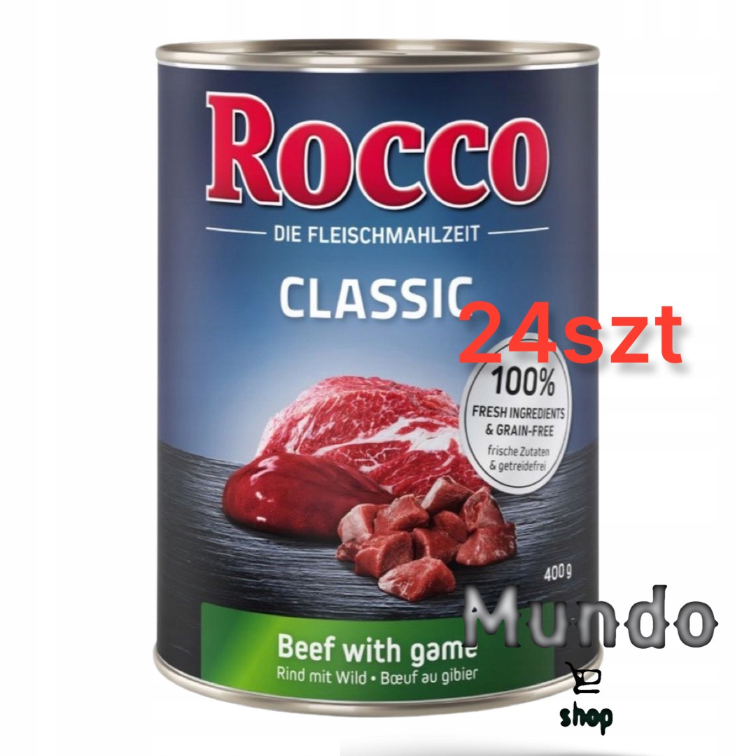 Rocco Classic 6 x 400 g - Hovězí s kuřecím masem