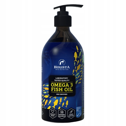 Omega olej 3 pro psa a kočku Holista Mastné kyseliny Epa Dha 500 ml