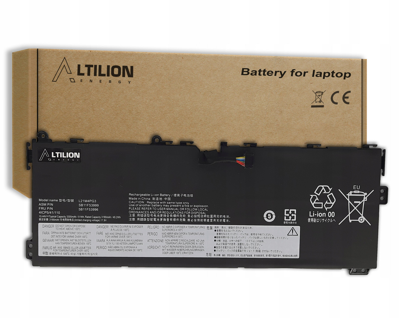 Baterie L21M4PG3 L21C4PG3 L21D4PG3 L21L4PG3 pro Lenovo 13w Yoga