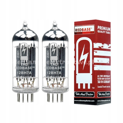 12BH7A 6913, 13D6 Redbase Tad Premium Selected 2 ks vybraný pár