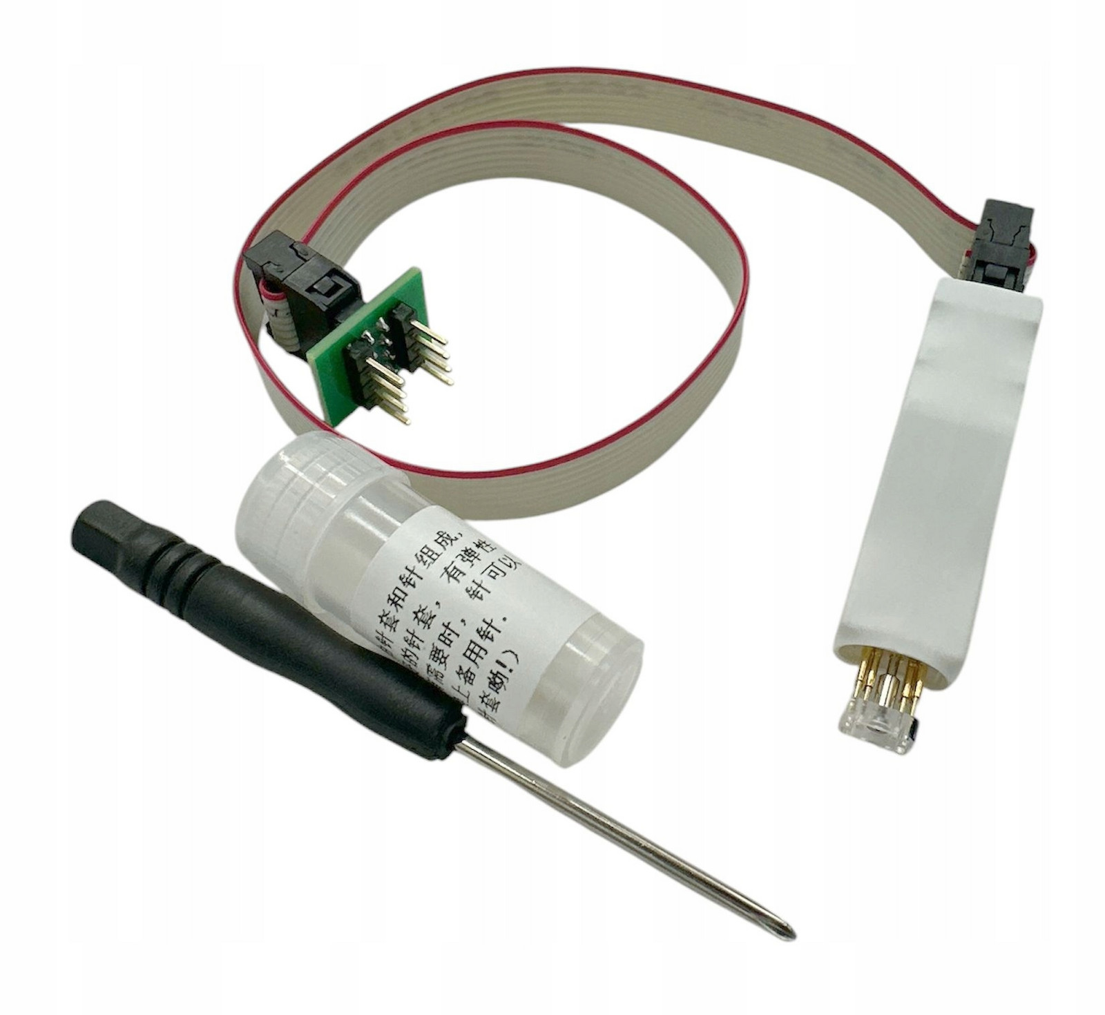 Měřicí sonda (klip) MSOP8 (R=0,65 mm) s kabelem a adaptérem