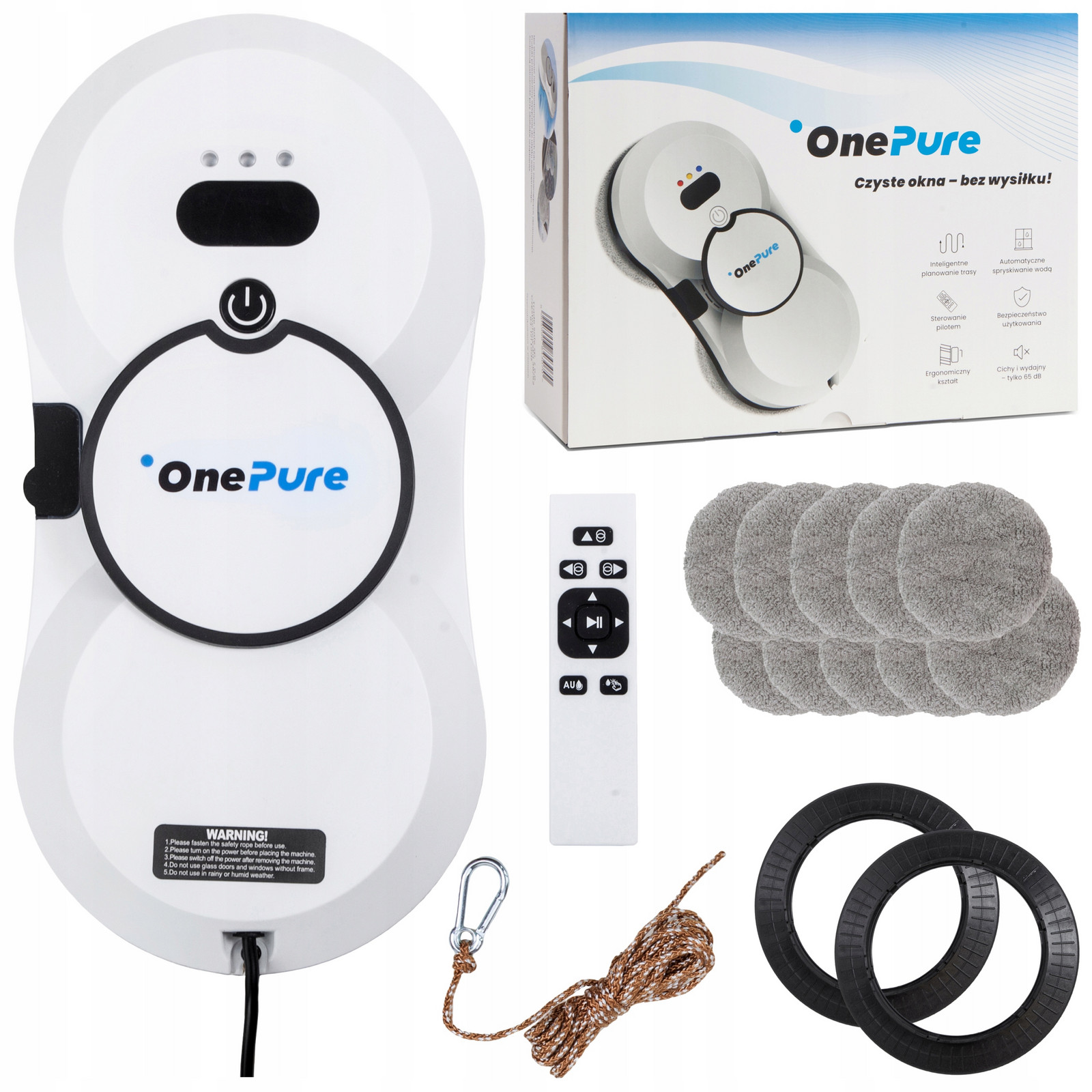 Robotický čistič oken zrcadel, automatický na dálkové ovládání, inteligentní myčka