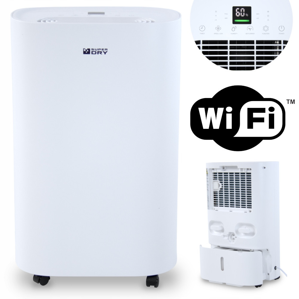 Výkonný domácí odvlhčovač vzduchu Fral Dry Digit 25 Wi-fi Eko 25L/24H