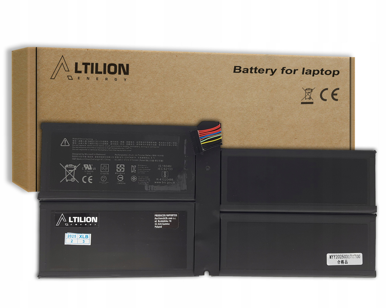 Baterie G3HTA061H DYNM03 pro Microsoft Surface Pro 7 1866 (2019)