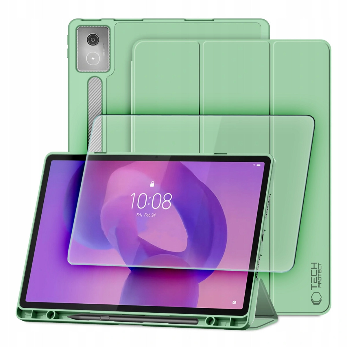 Skládací Pouzdro Na Dotykové Pero Pro Lenovo Idea Tab Pro Pro Mt 12.7 TB-373 Sklo