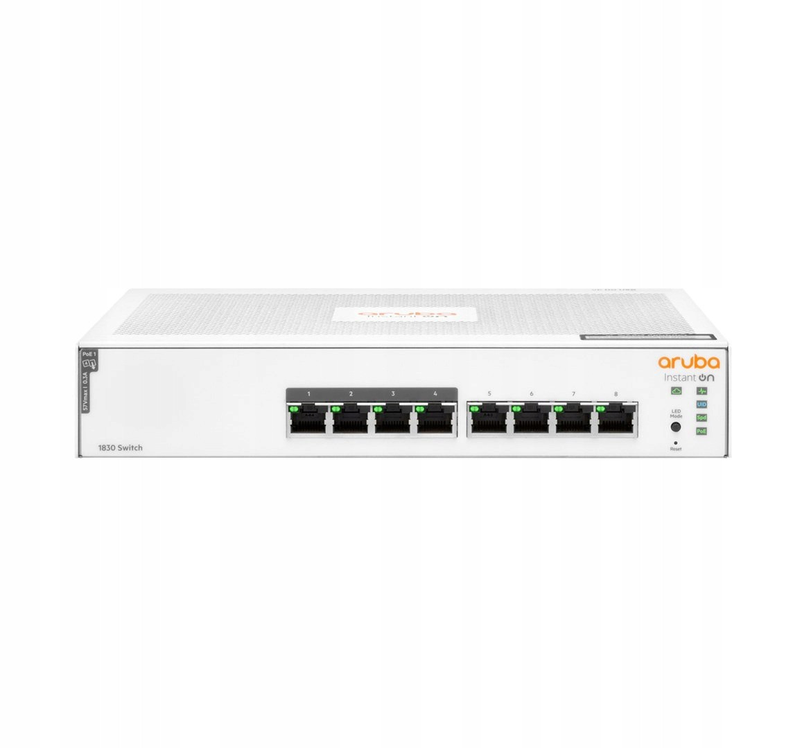 Aruba Instant On 1830 8G 4p Class4 PoE 65W Spravovaný L2 Gigabit Ethernet