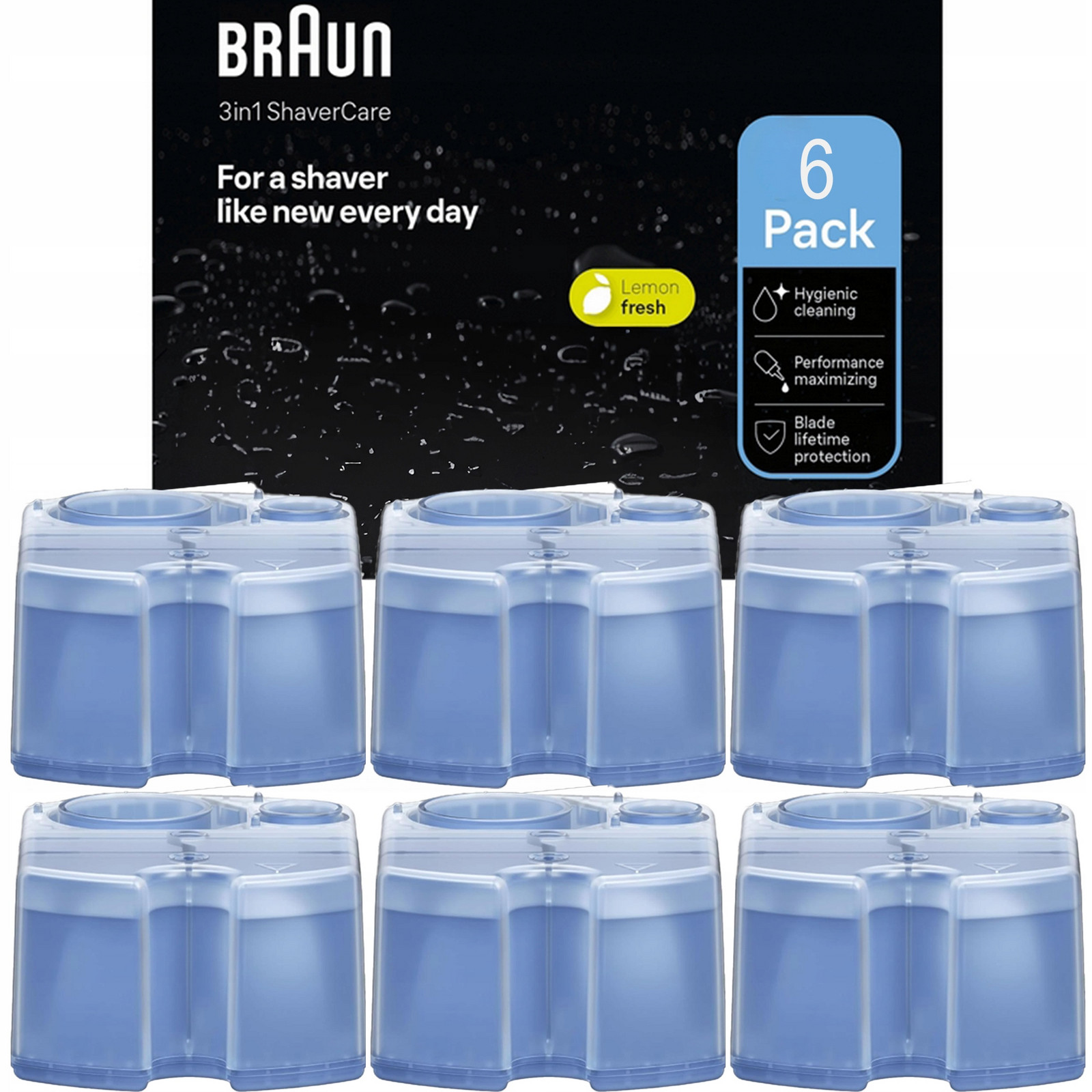 Braun Ccr 5+1 Clean & Renew Lemon Náplň Tekutý holicí strojek