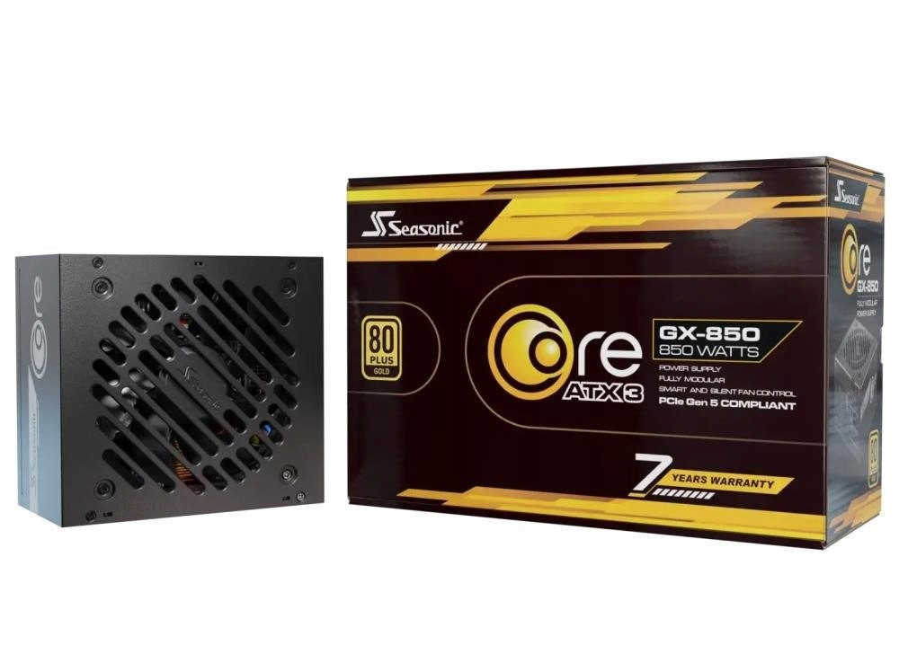 Napájecí zdroj 850W Core SRP-CGX851-A5A32SF Atx 3.1 80+ Gold