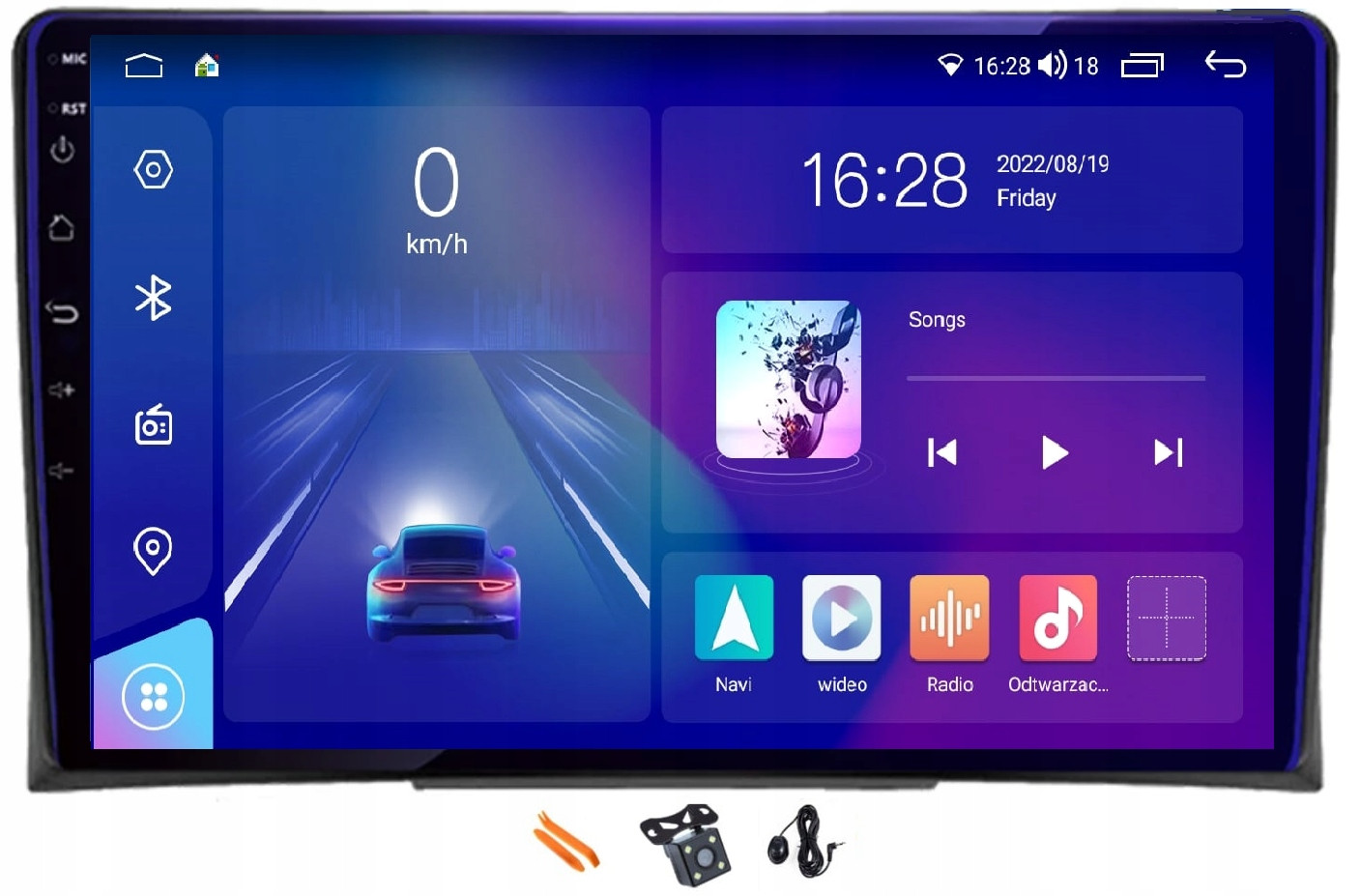 Autorádio Gps Navigace Dsp Pro Vw Multivan T5 03-15 Android