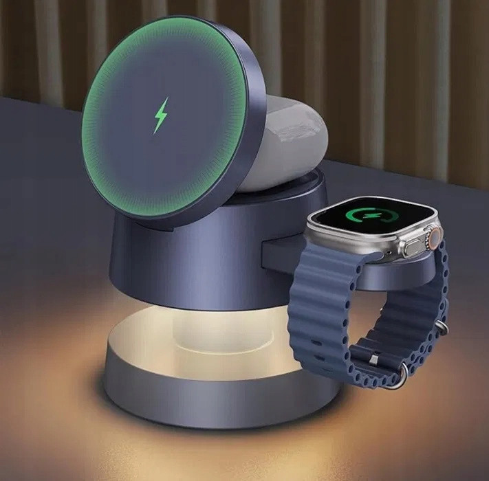 iVANKY bezprzewodowa stacja ładująca 3 w 1