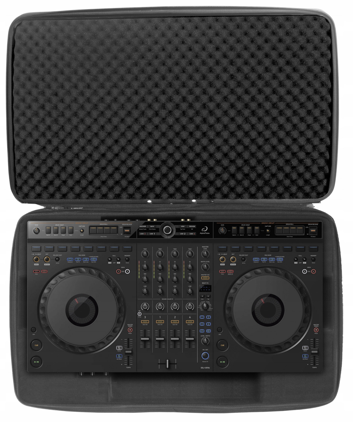 Udg Creator AlphaTheta DDJ-GRV6 Hardcase Black Tvrdá Přepravní Taška