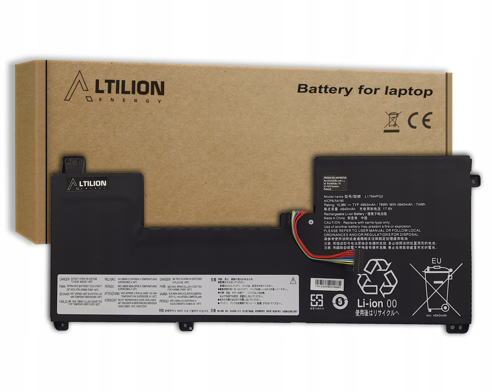 Baterie L17M4PG2 L17C4PG2 Lenovo Legion Y730-17ICH Y740-17ICH