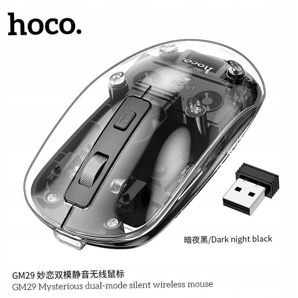 Bezdrátová myš myš Hoco 2,4G Bluetooth 1600 dpi GM29