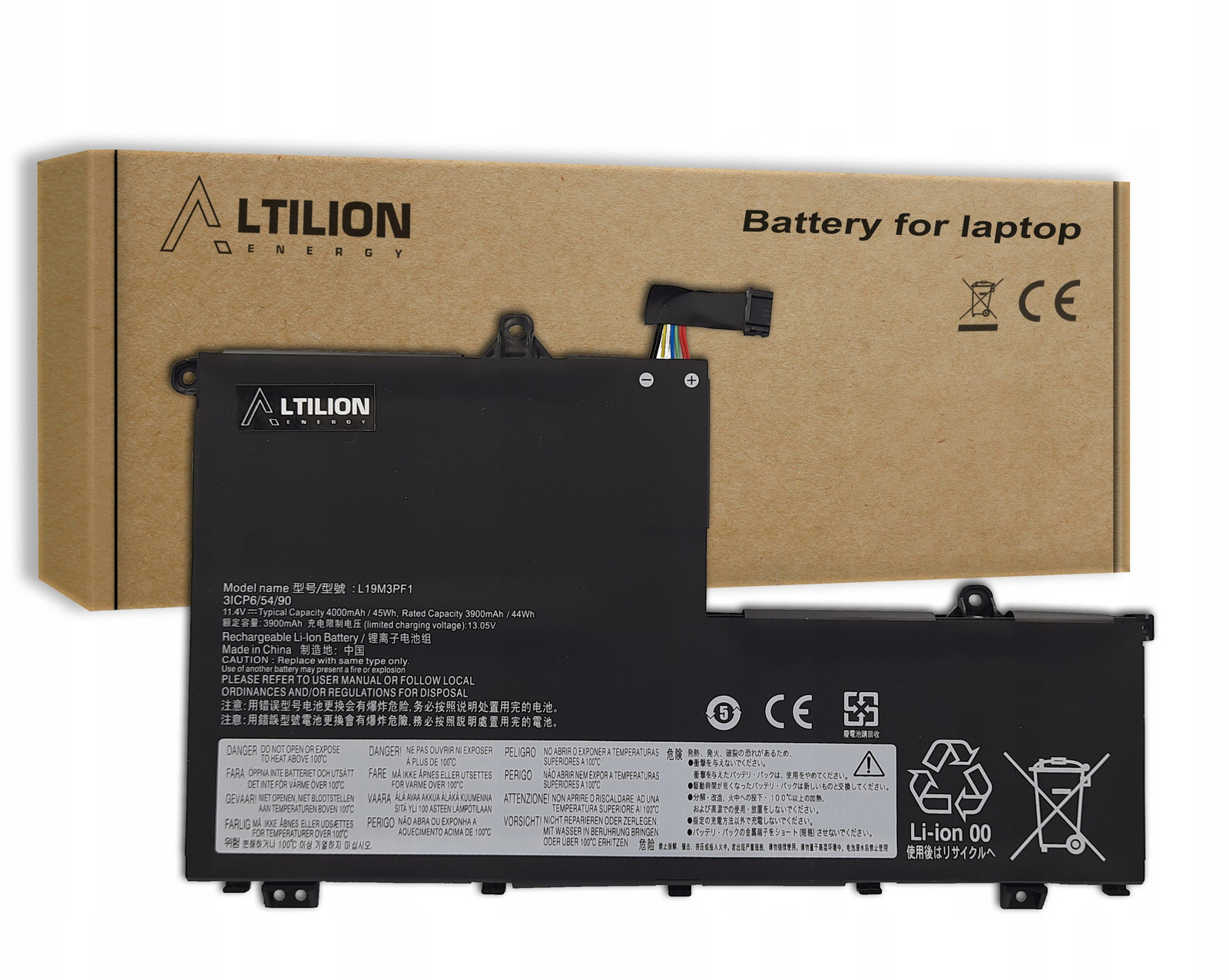 Baterie L19M3PF1 L18L3PF2 Lenovo ThinkBook 14-IIL 14-IML 15-IIL 15-IML
