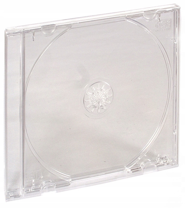 Krabice 1 CD Jewel Case Verbatim Box Clear 100 ks