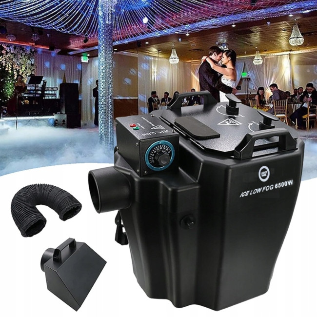 LIGHT4ME Ice Low Fog 6500W výrobník těžkého kouře na vodu a suchý led