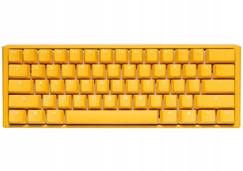 Ducky One 3 Mini Yellow herní klávesnice Usb Qwerty Us English Žlutá