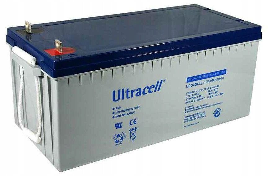 Akumulátor Agm Ultracell Ucg Solar 12V 200Ah Gel