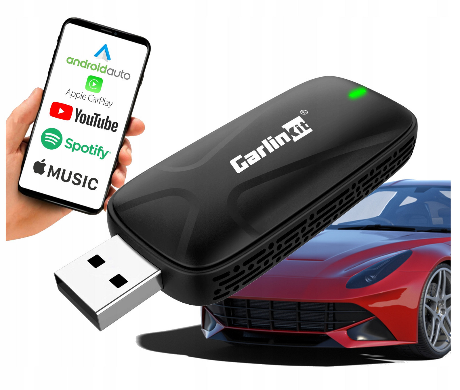 Adaptér CarlinKit Mini Se X2air pro Apple CarPlay Android Auto Bezdrátový