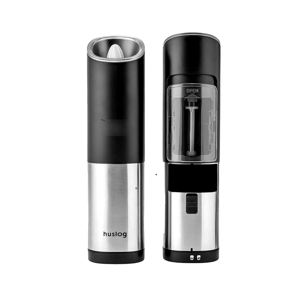 Set 2 x Elektrický Gravitační Mlýnek Na Pepř A Sůl Koření