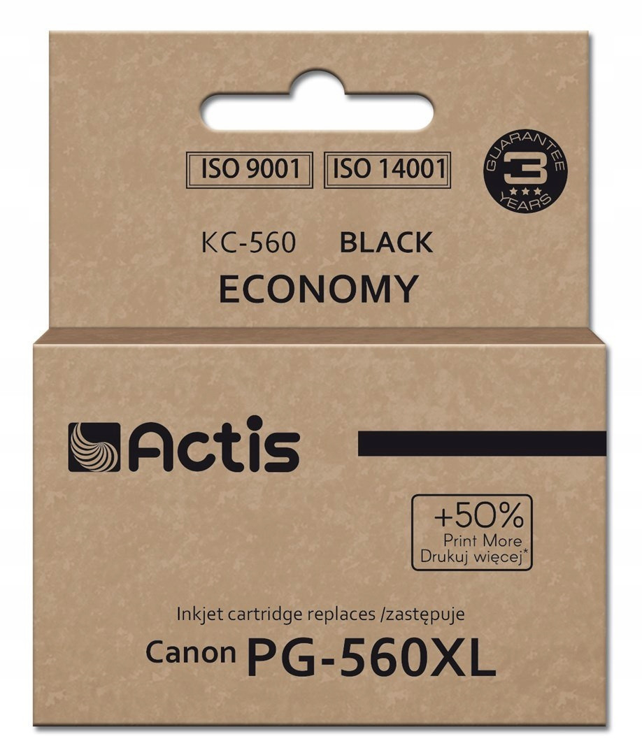 Actis KC-560 Inkoust (náhradní inkoust Canon PG-560XL; Supreme; 22 ml; černý). Tisk