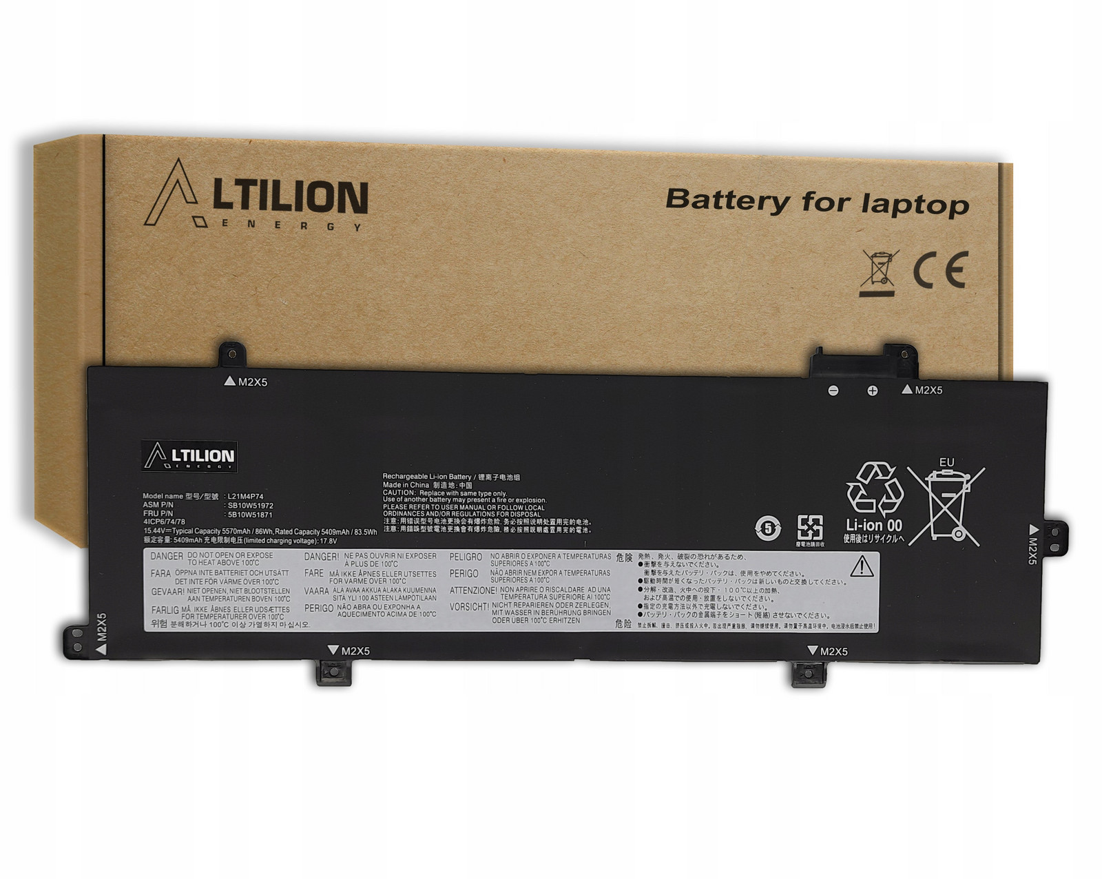 Baterie L21M4P74 L21C4P72 L21M4P73 Lenovo ThinkPad P16s T16 Gen1 Gen2