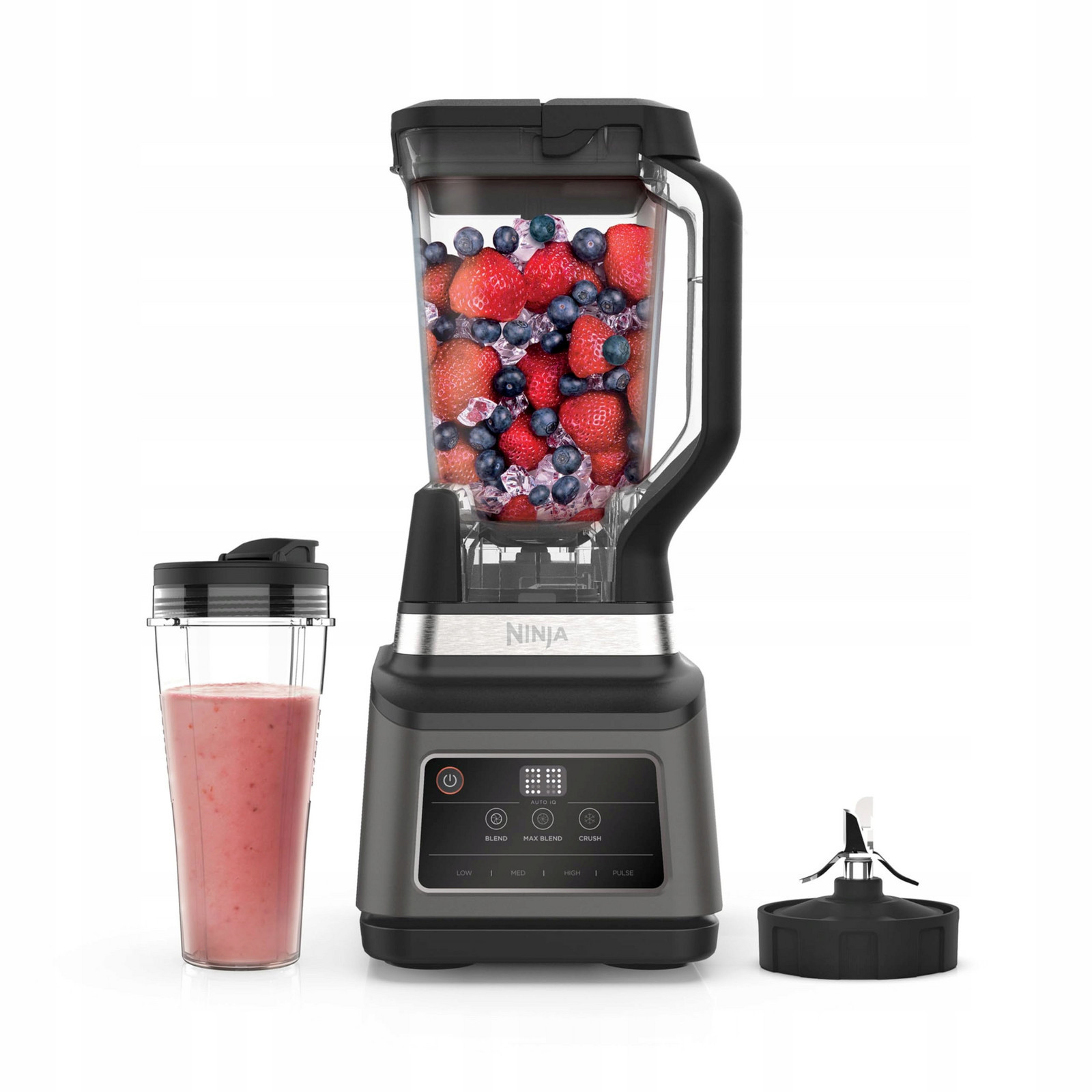 Ninja 2V1 Blender 3 programy 1200W 2,1L Džbán 700ml Hrnek AutoIQ