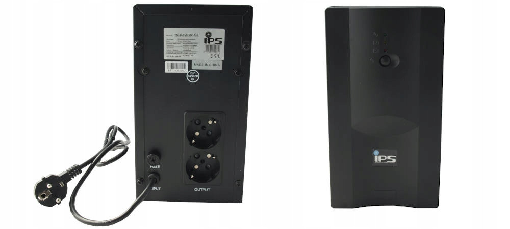 Věž Ups, modifikovaná sinusoida 230Vac 2000VA/1200W, s akumulátorem 2x 12V/9Ah