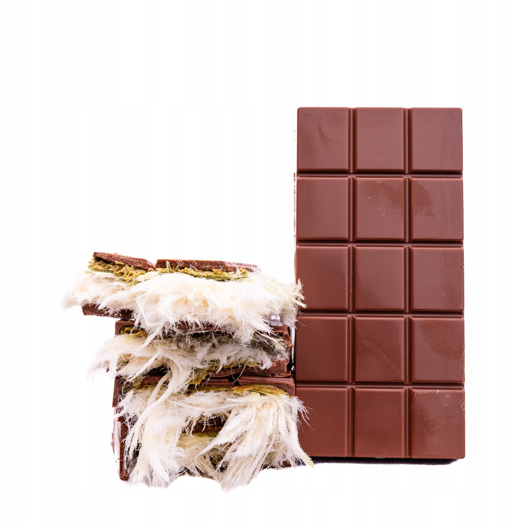 Čokoláda andělské štětiny pismaniye pistácie s chalva styl dubajské vlasy