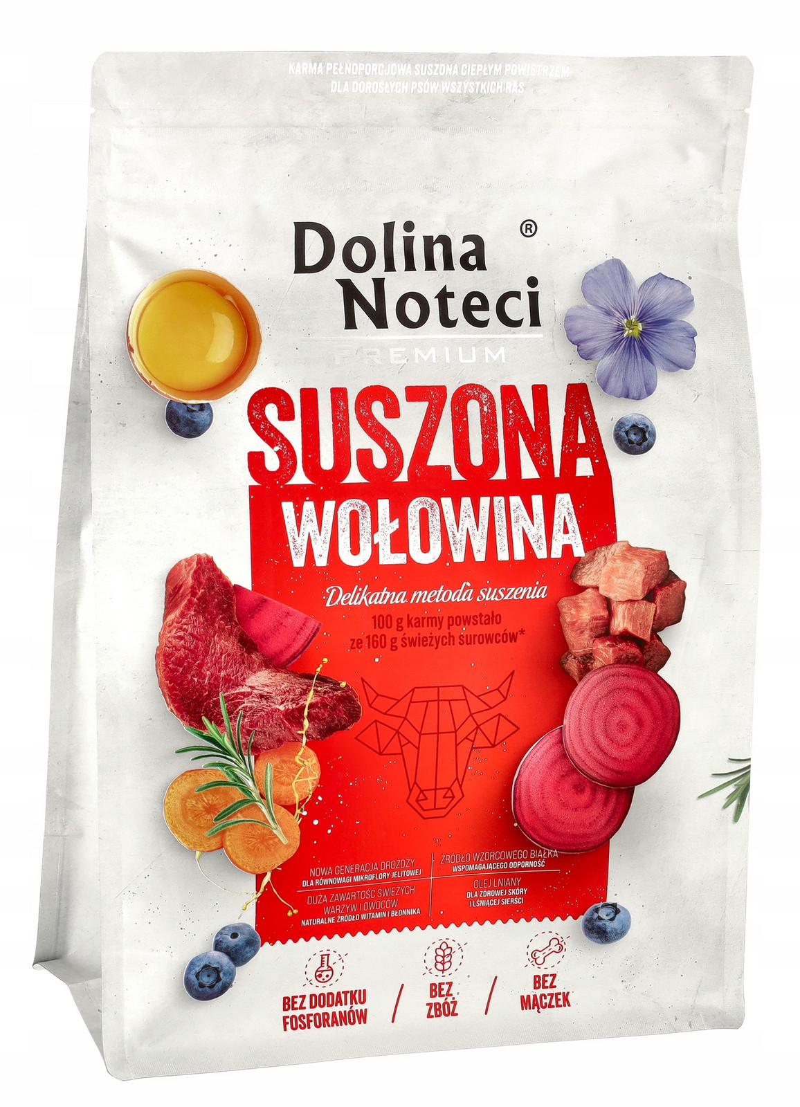 Dolina Noteci Krmivo pro psy Premium Hovězí maso 3 kg