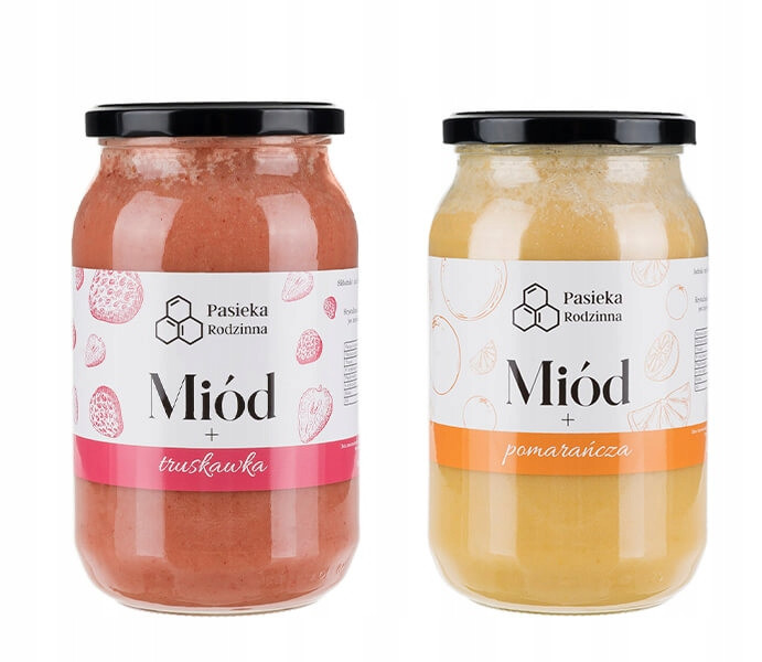 Med mnohokvětý Med s jahodou 1150g