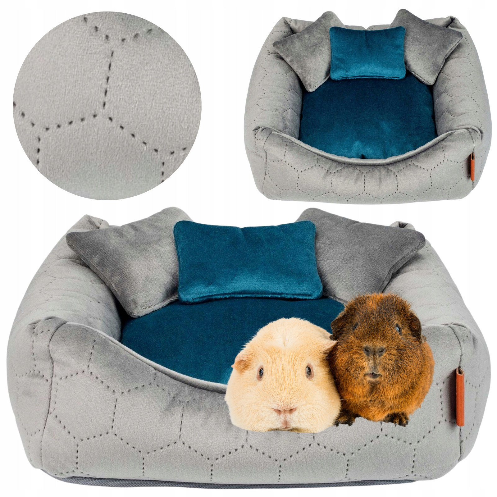 pelíšek Potah Gauč s polštáři pro Králíčka Krysa Fretky 28x28cm