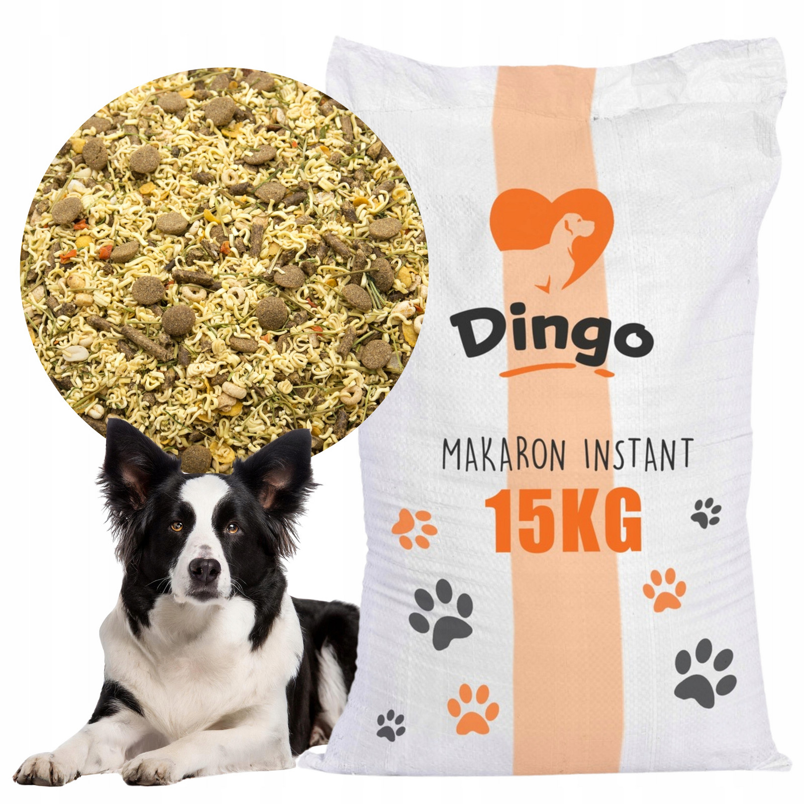 Suché Krmivo Pro Psa Instantní Těstoviny Maso Zelenina