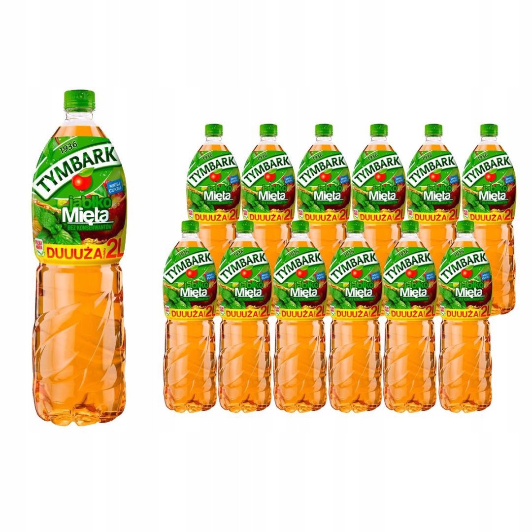 Tymbark Nápoj jablko máta 2 l x 12 kusů