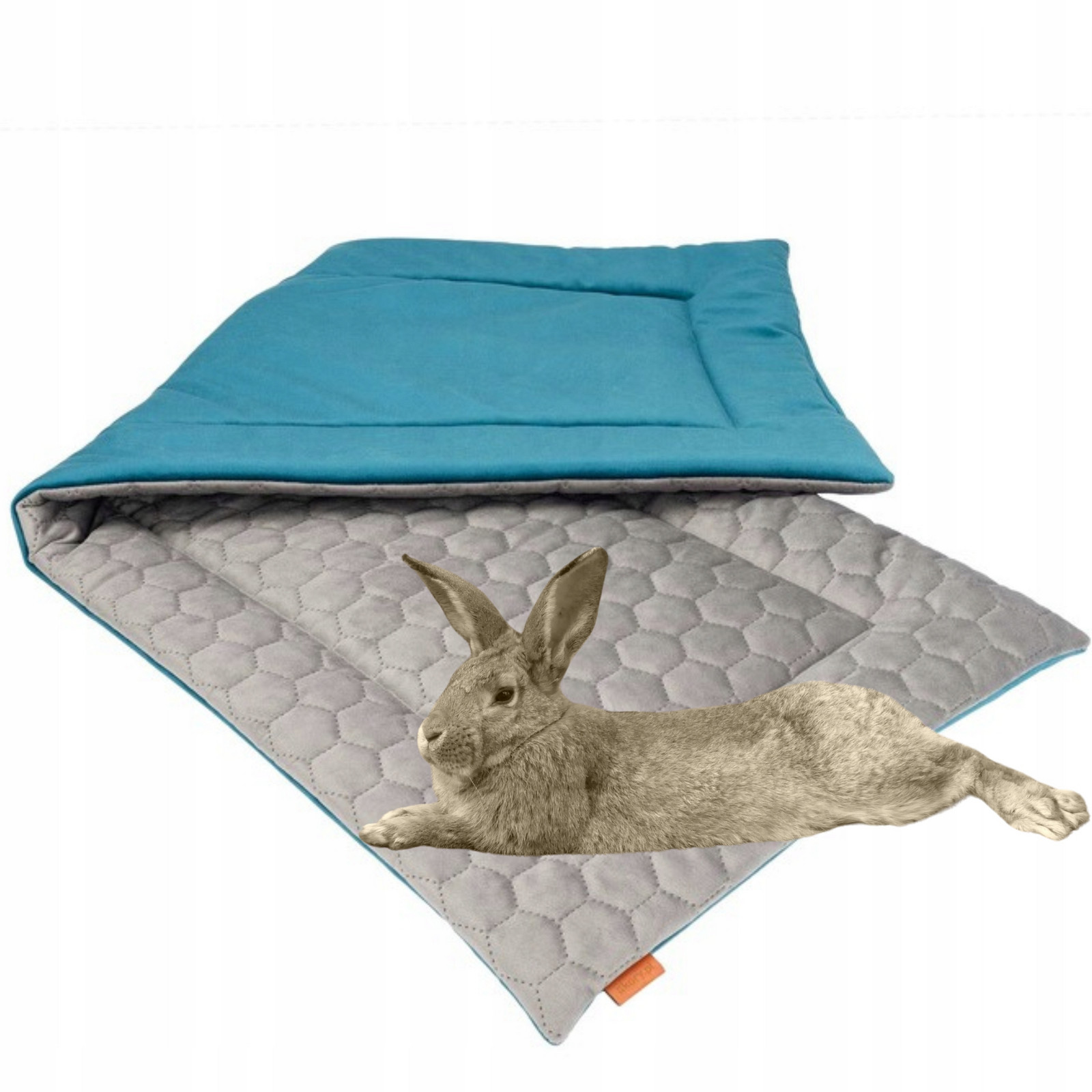 Podložka Matrace do klece pro hlodavce králíka křečka potkana 120x80cm Šedá