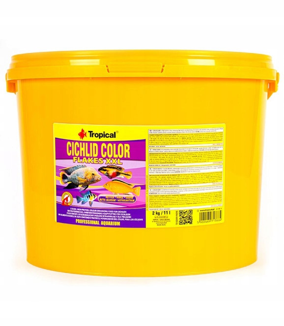 Tropical Cichlid Color XXL – vysokoproteinová vybarvovací krmivo