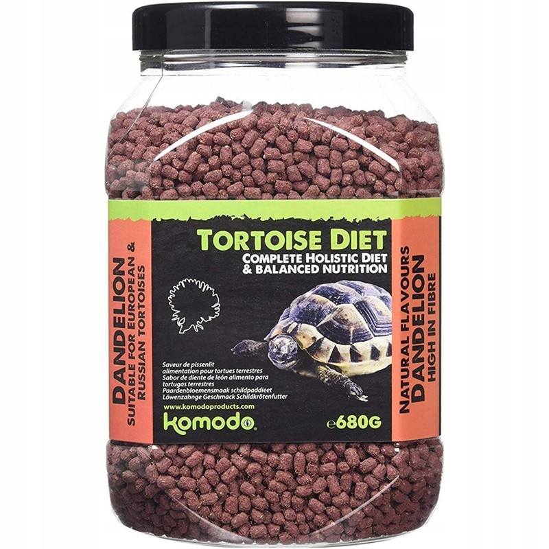 Komodo Tortoise Diet Dandelion 680 g – krmivo pro želvy
