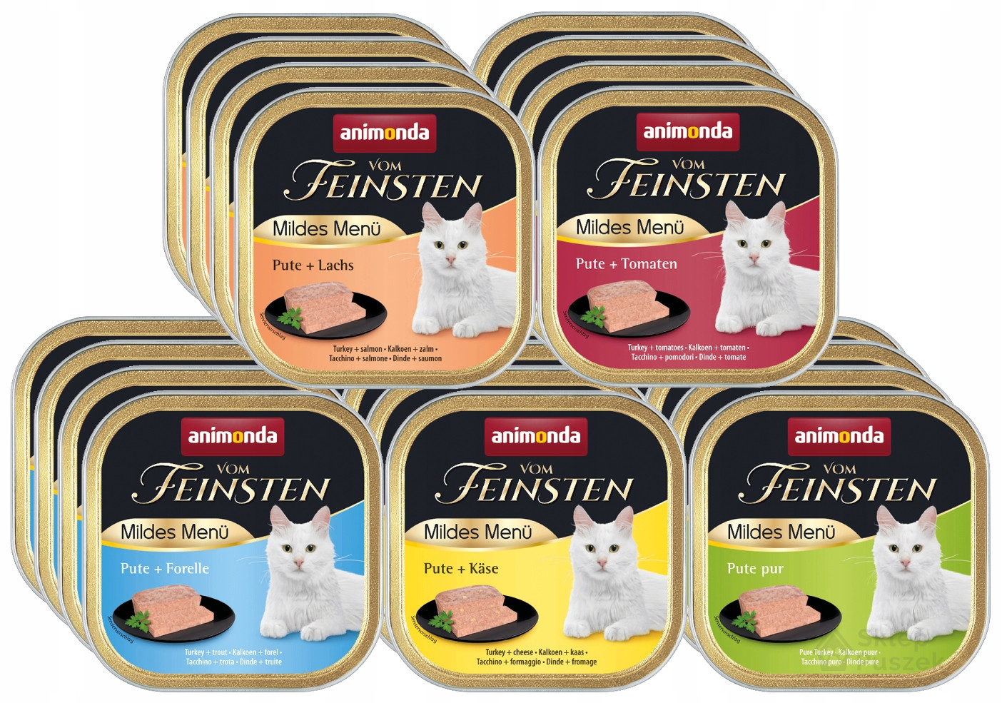 Animonda vom Feinsten Mildes Menu 20x100g MIX 5 příchutí (pro kastrace)