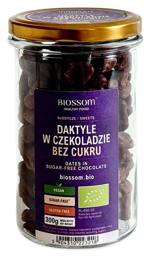 Datle V Čokoládě Bc Bg Bio 300 g Biossom