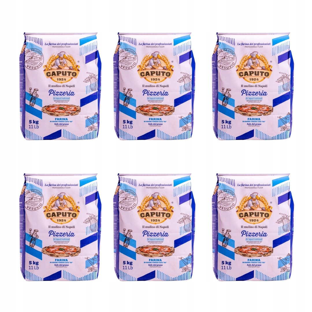 Sada Mouky 6 x 5kg Caputo 30 kg Italská tradice ve vaší kuchyni