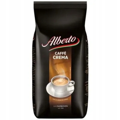 Káva zrnková Arabica Alberto Caffe Crema 1000 g