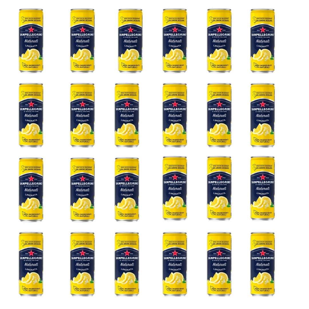 Sada sycených nápojů 7,9 l Limonata 24 x 330 ml San Pellegrino