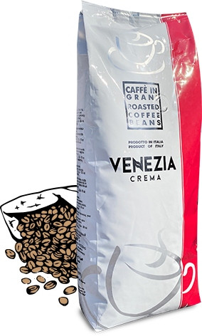 Italská zrnková káva Venezia Crema 4kg
