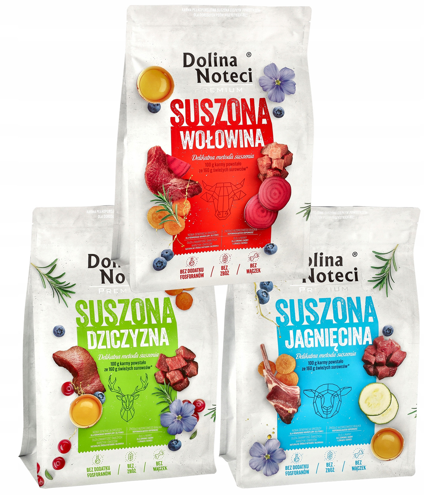 Dolina Noteci Premium mix chutí zvěřina, jehněčí, hovězí 3x3kg