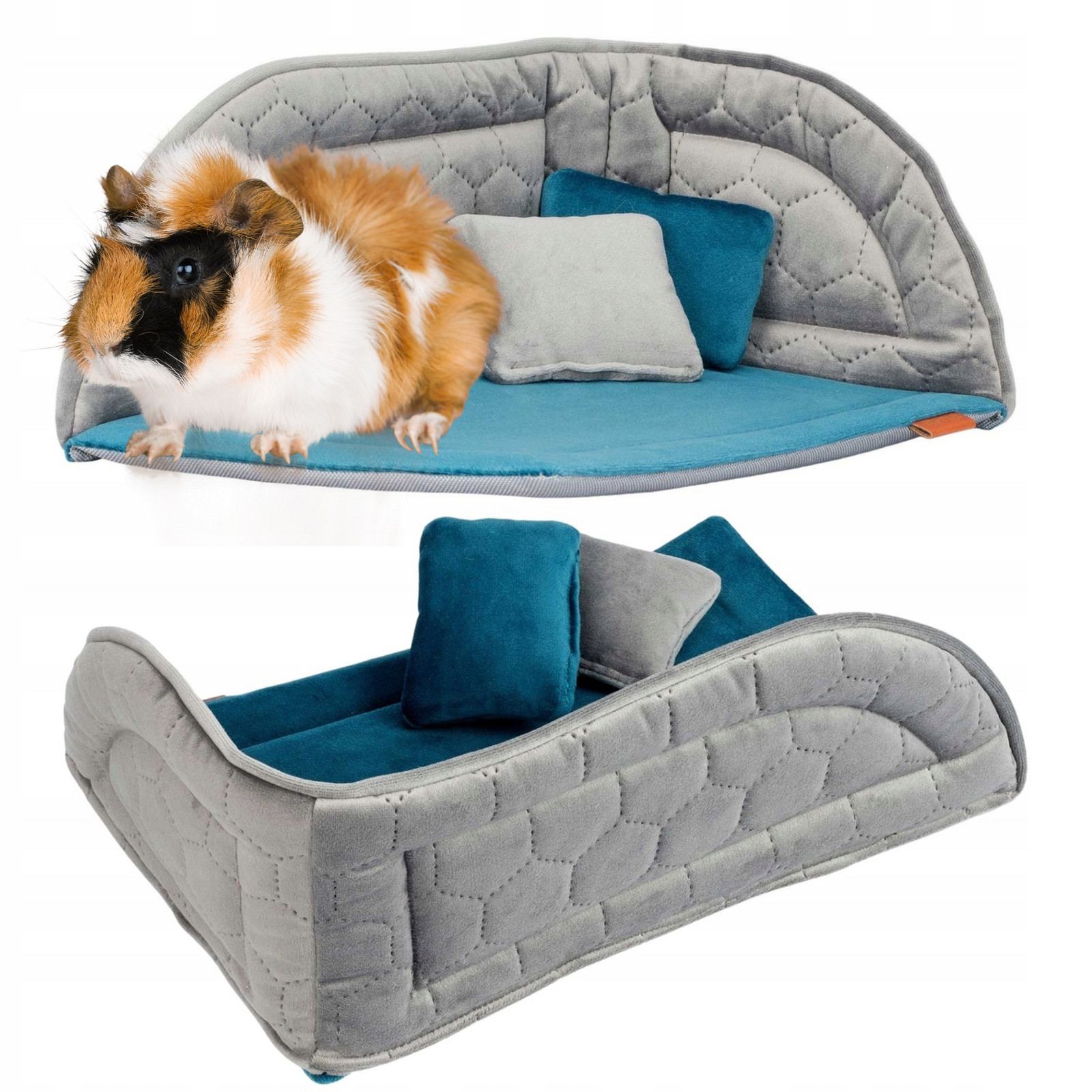 pelíšek Pohovka Potah Rohové Králíčci Prasátka ježků Hlodavci 20x30cm