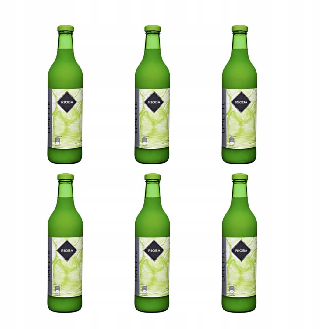 Přírodní šťáva z limetky 4,5 l sada 6 x 750 ml Rioba