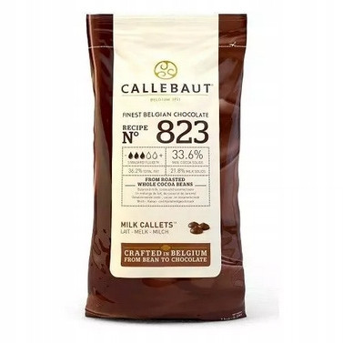 Čokoláda mléčná Finest Belgian Chocolate 33,6% 10kg Callebaut kalety